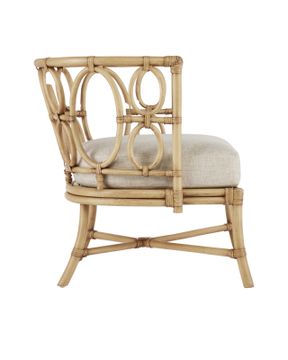 Tegal Natural Chair, Finn Natural by Currey and Company - view 4