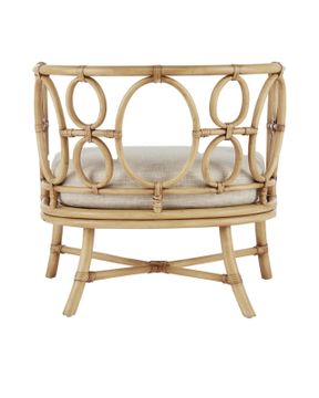 Tegal Natural Chair, Finn Natural by Currey and Company - view 5