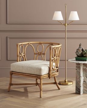 Tegal Natural Chair, Finn Natural by Currey and Company - view 7
