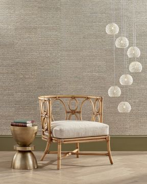 Tegal Natural Chair, Finn Natural by Currey and Company - view 8
