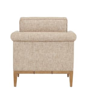 Merle Walnut Armchair, Finn Safari by Currey and Company - view 6