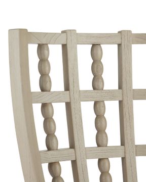 Norene Gray Chair, Muslin by Currey and Company - view 2