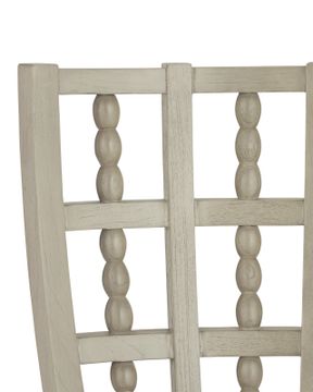 Norene Gray Chair, Demetria Parchment by Currey and Company - view 2