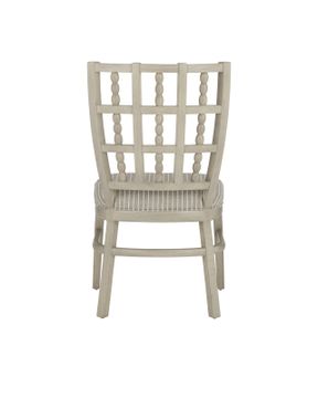 Norene Gray Chair, Demetria Parchment by Currey and Company - view 7