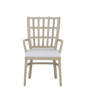 Norene Gray Armchair, Muslin by Currey and Company - view 3