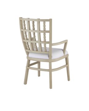 Norene Gray Armchair, Muslin by Currey and Company - view 4