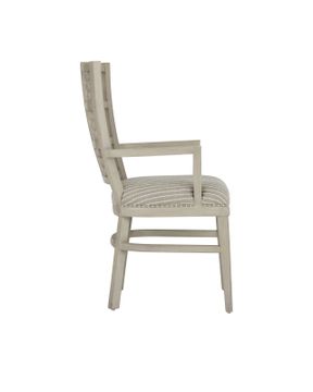 Norene Gray Armchair, Demetria Parchment by Currey and Company - view 5