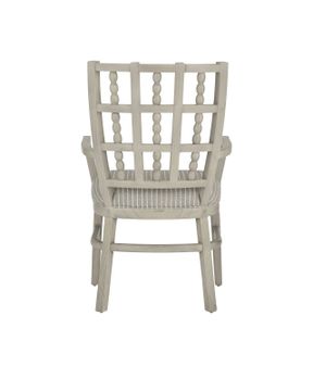 Norene Gray Armchair, Demetria Parchment by Currey and Company - view 7