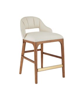 Inga Counter Stool, Endurance Sand by Currey and Company