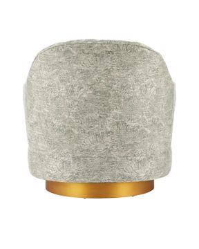 Inga Swivel Chair, Cindaria Celadon by Currey and Company - view 7