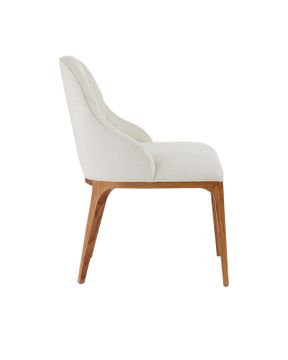 Inga Dining Chair, Adena Parchment by Currey and Company - view 6