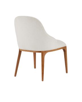 Inga Dining Chair, Adena Parchment by Currey and Company - view 7