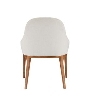 Inga Dining Chair, Adena Parchment by Currey and Company - view 8