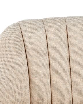 Inga Settee, Crhom Nona Oatmeal by Currey and Company - view 2