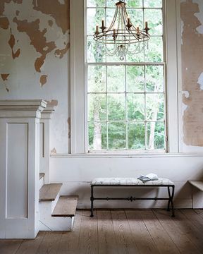 Agora Bronze Bench, Muslin by Currey and Company - view 3