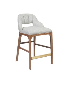 Inga Counter Stool, Greenlight Powder by Currey and Company
