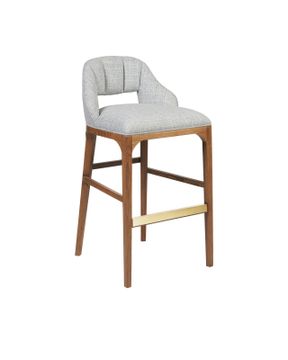Inga Bar Stool, Greenlight Powder by Currey and Company