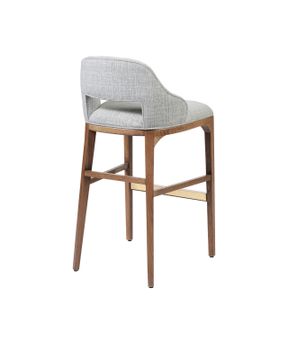 Inga Bar Stool, Greenlight Powder by Currey and Company - view 4