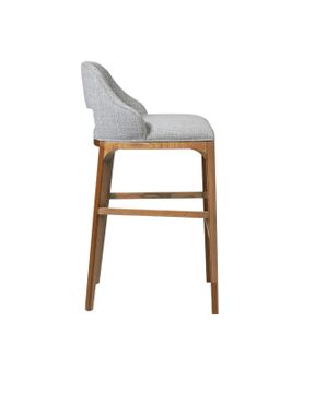 Inga Bar Stool, Greenlight Powder by Currey and Company - view 5