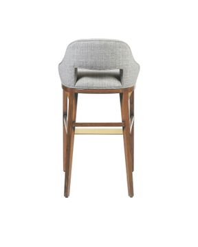 Inga Bar Stool, Greenlight Powder by Currey and Company - view 6