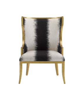 Garson Gold Armchair, Otunga Kona by Currey and Company - view 3