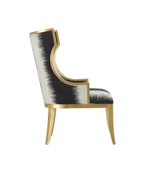 Garson Gold Armchair, Otunga Kona by Currey and Company - view 4