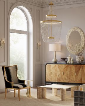 Garson Gold Armchair, Otunga Kona by Currey and Company - view 9