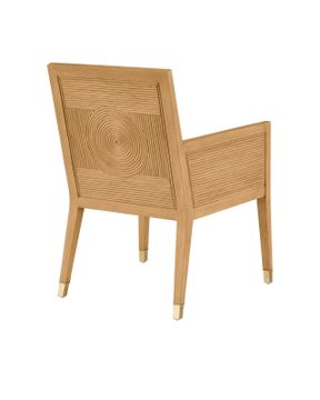 Santos Sea Sand Armchair, Liller Malt by Currey and Company - view 7