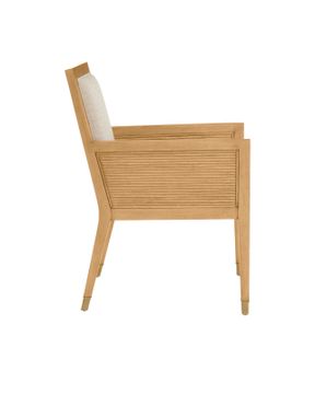 Santos Sea Sand Armchair, Liller Malt by Currey and Company - view 8