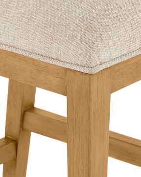 Santos Sea Sand Counter Stool, Liller Malt by Currey and Company - view 3