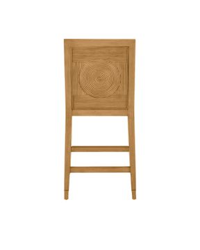 Santos Sea Sand Counter Stool, Liller Malt by Currey and Company - view 9