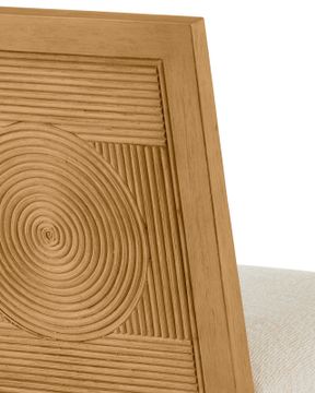 Santos Sea Sand Bar Stool, Liller Malt by Currey and Company - view 2