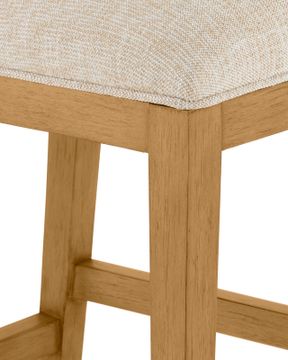 Santos Sea Sand Bar Stool, Liller Malt by Currey and Company - view 3