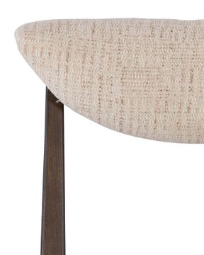 Arlan Coffee Side Chair, Busio Desert by Currey and Company - view 2