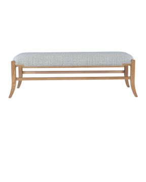 Melanie Blonde Bench, Greenlight Powder by Currey and Company - view 4