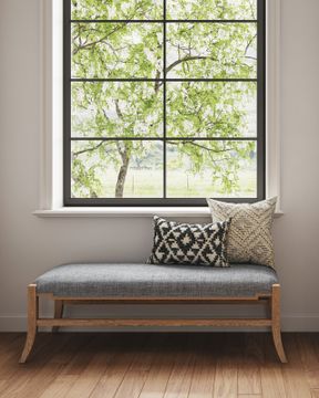 Melanie Blonde Bench, Greenlight Powder by Currey and Company - view 6