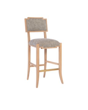 Melanie Blonde Bar Stool, Liller Tortoise by Currey and Company