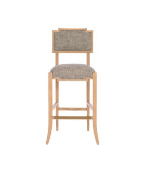 Melanie Blonde Bar Stool, Liller Tortoise by Currey and Company - view 4
