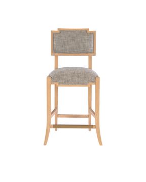 Melanie Blonde Counter Stool, Liller Tortoise by Currey and Company - view 4