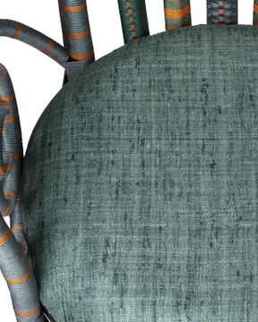 Benin Throne Green Armchair, Trevino Julep by Currey and Company - view 7