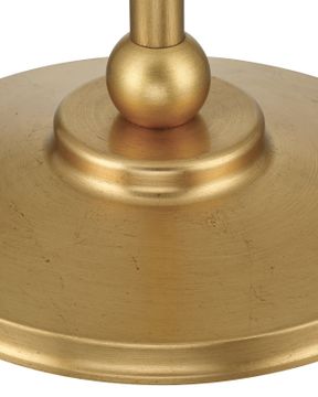 Forget-Me-Not Gold Floor Lamp by Currey and Company - view 3