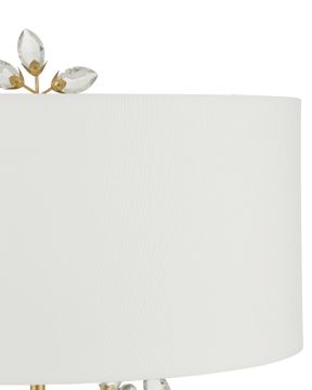 Forget-Me-Not Gold Floor Lamp by Currey and Company - view 4