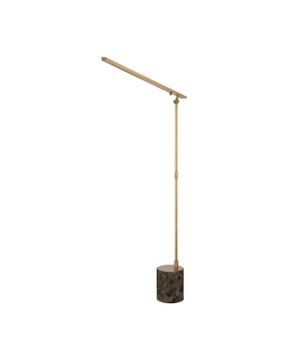 Hanford Brass Floor Lamp by Currey and Company - view 3