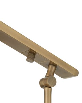 Hanford Brass Floor Lamp by Currey and Company - view 4