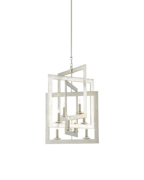 Middleton Small Silver Chandelier by Currey and Company