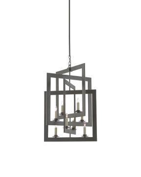 Middleton Small Bronze Chandelier by Currey and Company