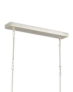 Middleton Rectangular Silver Chandelier by Currey and Company - view 5