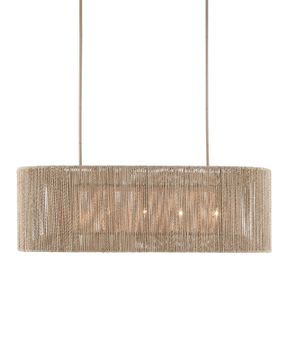 Mereworth Oval Chandelier by Currey and Company - view 3