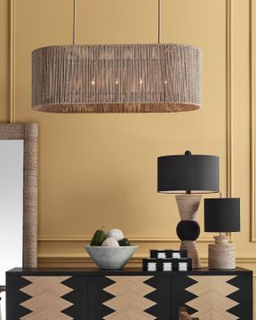Mereworth Oval Chandelier by Currey and Company - view 9