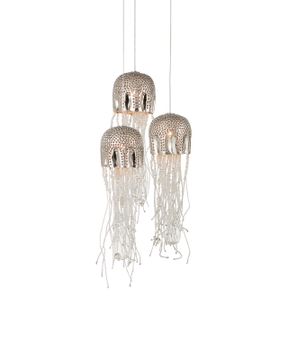 Medusa 3-Light Round Multi-Drop Pendant by Currey and Company